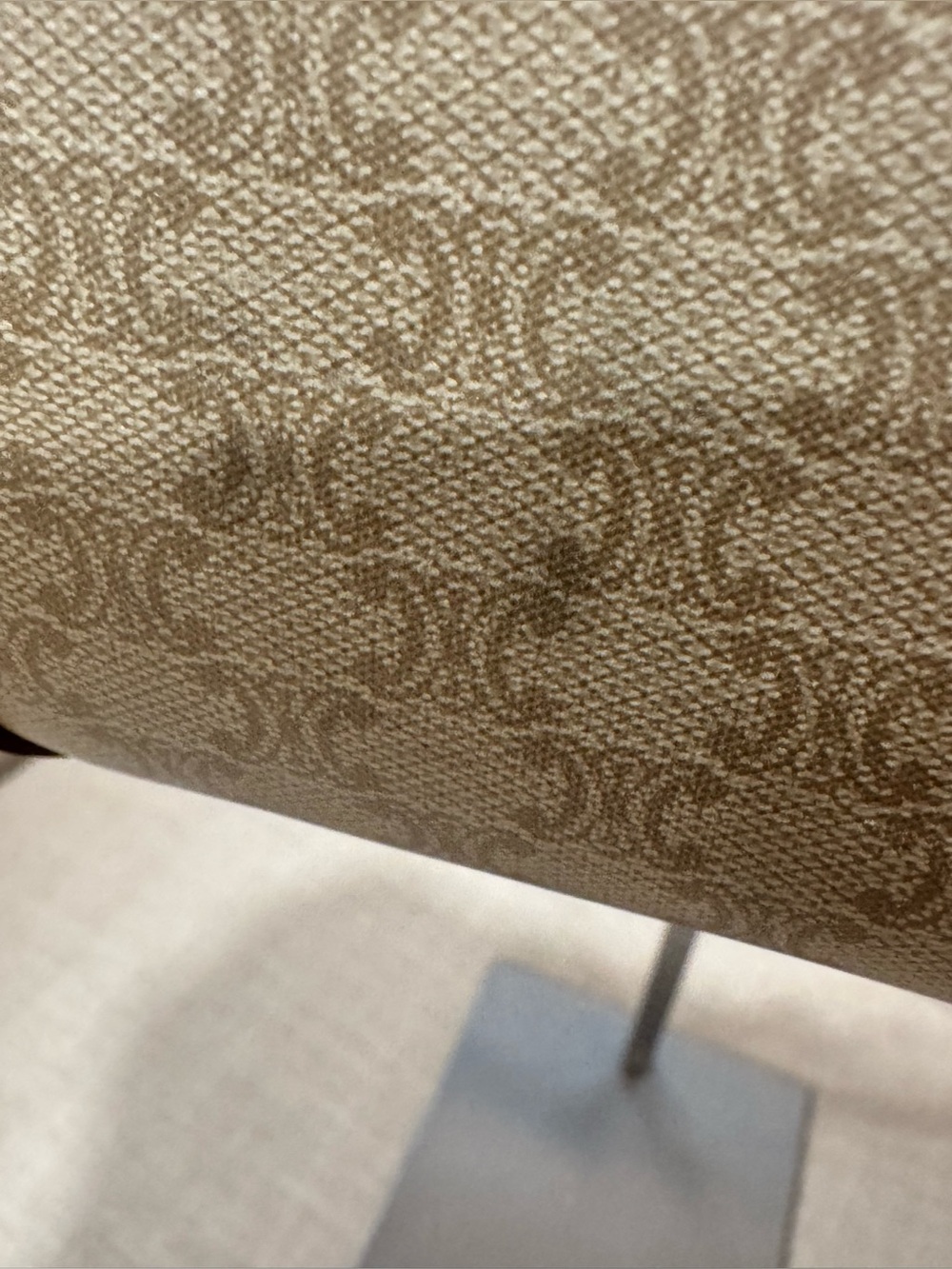 Vintage Authentic Celine Macadam Boston Bag — Monogram Canvas with Leather Trim - Picture 8 of 14